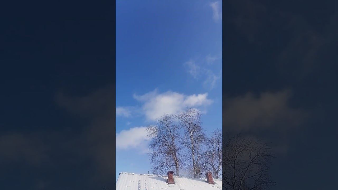 деревня, облако,