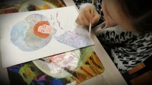 "Моя мама - прекрасная дама!"  Проект "Я рисую маму". Автор - Черномор Полина