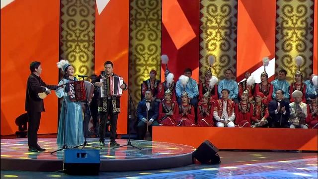 «Сүйінбай сазы» этно-фольклорлық ансамблі - «Үш меркі». «Жеті қазына»