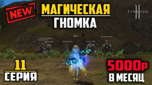 Одиннадцатая серия. Решился на заточку ПВЕ плаща! Гномка на минимальном донате в Lineage 2.