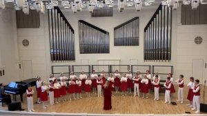 Детский хор "Пятнашки" ДМШ 15 г. Новосибирск,
За рэчкаю, за ракой