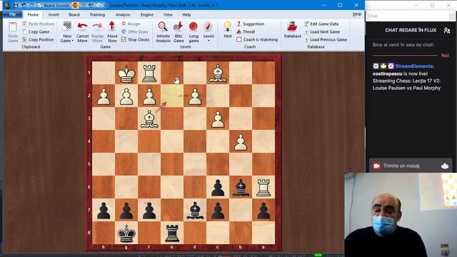 Lecția 17 V2: Louise Paulsen vs Paul Morphy, 1858 смотреть онлайн