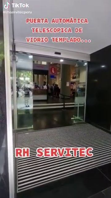 PUERTA AUTOMATICA DE VIDRIO TEMPLADO смотреть онлайн