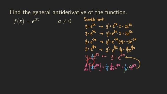 Integration of the Exponential Function e^(ax) | Integration | Calculus | Glass of Numbers