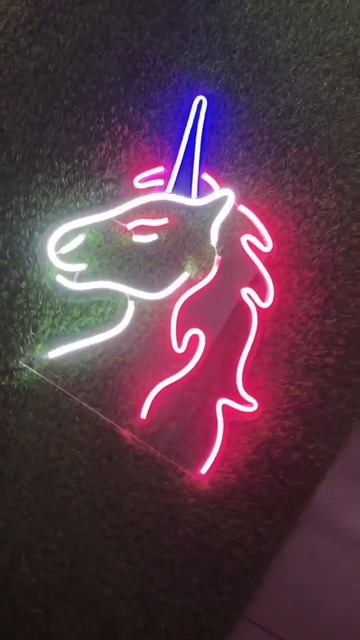 Unicorn Neon sign board #neon #neonsign #neonsigns #viral #trendingshorts смотреть онлайн