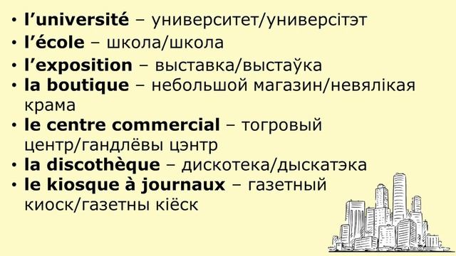 Тема 23. Dans la ville смотреть онлайн