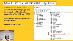 Install Arduino with Wemos D1 R32