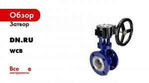 Затвор с тройным эксцентриситетом DN.ru WCB-304-M-F-ISO Ду50, Ру25, редуктор RDN-3 D050-59054