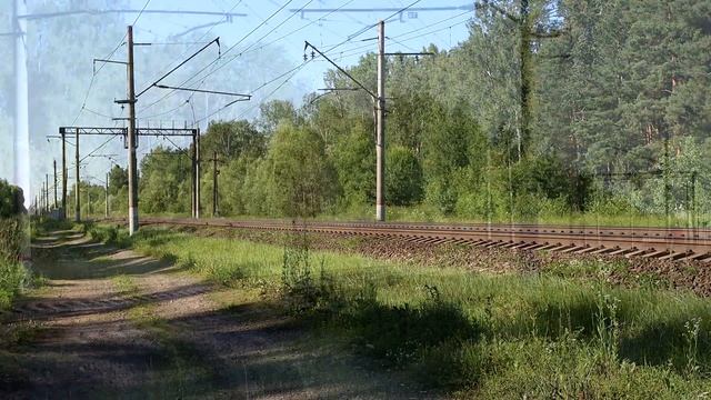 Проходящие поезда на Рязанском направлении Мосузла. Перегон Пески - Голутвин. Июнь 2024 года смотреть онлайн