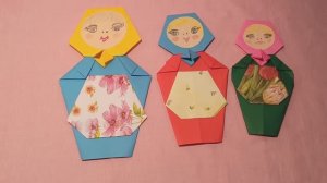 МАТРЕШКА ОРИГАМИ