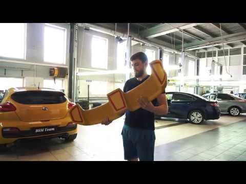 Инструкция по установке спойлера для Pro Ceed / Instructions for installing spoiler for Kia Pro Ceed смотреть онлайн