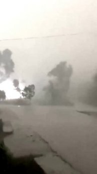 Сильный шквалистый ветер в Пакистане