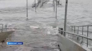 Понтонный мост «Юрга-Поломошное» временно закрыли из-за повреждения конструкции
