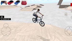 самый лёгкий и сложный трук в игре BMX Space