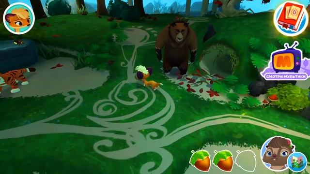 Лео и Тиг Приключения в Сказочном Лесу.Полное Прохождение Игры со Всеми Героями смотреть онлайн