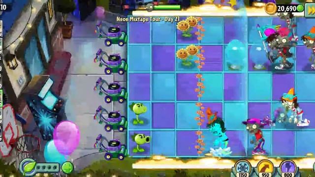 Plants Vs Zombies 2 Neon Mixtape Tour Day 21 || PvZ 2 || pvz2 || Game Play смотреть онлайн