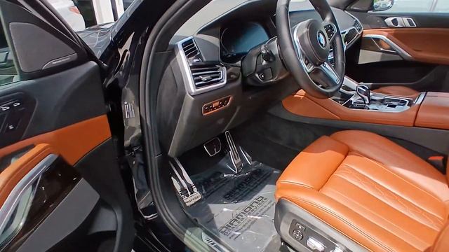 2021 BMW X6 Msport: Carbon Black Metallic смотреть онлайн