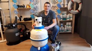 Песочный фильтр насос для бассейна Крипсол. Кварцевый песчаный фильтр очистки бассейна Granada