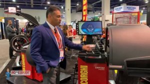The Corghi EM9280 Wheel Balancer at the @ SEMA Show.