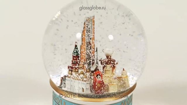 Шар со снегом "Москва" смотреть онлайн