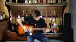 Обзор акустической гитары Fender CD-60 SB-DS-V2 China 2010s | SKIFMUSIC.RU