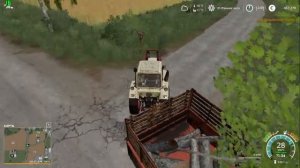 ФС 19. Пионер #13. Удобрение ячменя, пилка деревьев и вспашка луга.