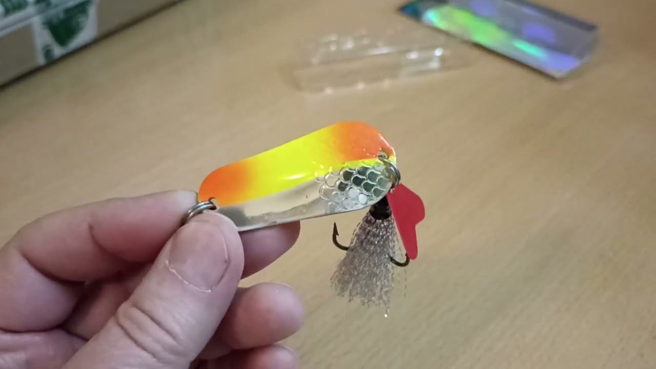 Распаковка посылки с блесной Scorana Classic по заказу Fmagazin