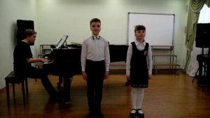 "Пешком шагали мышки" сл.В.Приходько, муз.В.Калистратова - Карташов В., Пономарева В. ИРДШИ