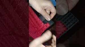 МК по вышиванию сумки рафией на пластиковой канве 🌺 часть 1