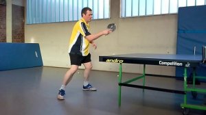 76.Тренировка.Накат В МЯЧ справа по плоскому из 9-го. 20.12. 2015.