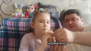 Маша показывает фокус "Магические кольца" #фокус #homefamilyhr