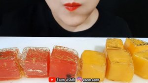 ASMR CANDIED FRUITS (WATERMELON, MANGO) *TANGHULU* 수박 탕후루, 망고 탕후루 먹방 (EATING SOUNDS) MUKBANG