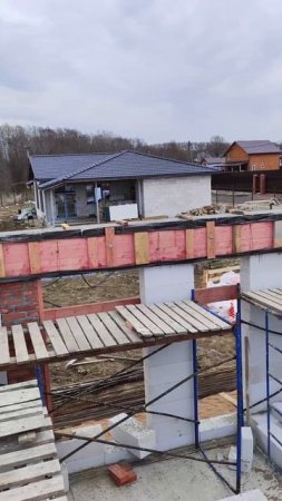 Продолжаем строительство одноэтажного дома.