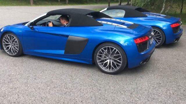 Audi R8 2017 exhaust sound смотреть онлайн