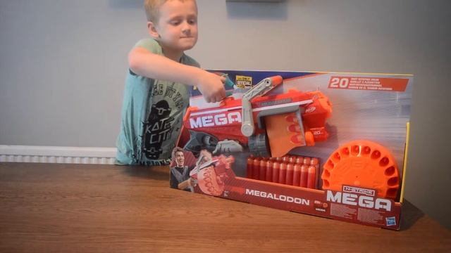 Lenny B - Nerfs Mastodon Baby? The MEGALODON Unboxing