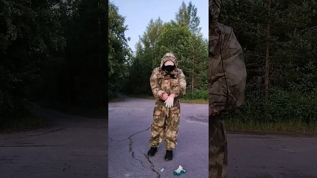 Комбинезон - маскхалат, полностью защищающий от клеща. Мануал.