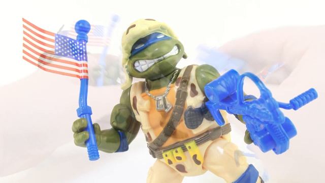Teenage Mutant Ninja Turtles Classic Super Mikey Super Don Military Leo Figures Review смотреть онлайн