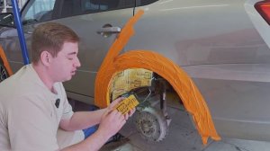 Тот случай, когда хочется больше | Шумоизоляция арок с улицы на Lada Granta