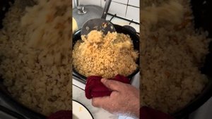 Плов из риса кенжа, от Рустам ака!