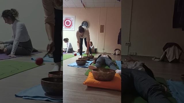 Тибетские поющие чаши. Массаж