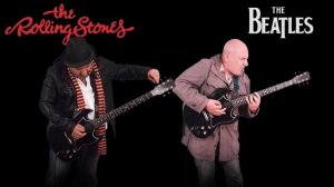 The Rolling Stones VS The Beatles (Guitar Riffs Battle)