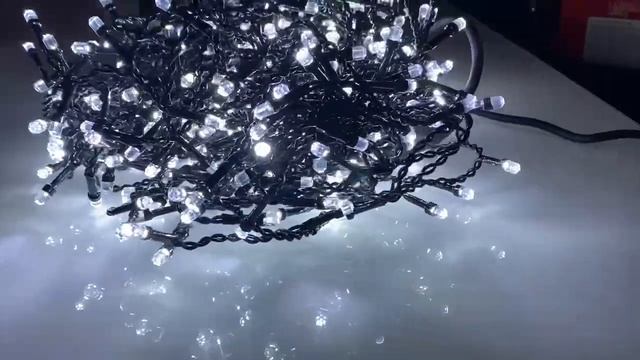 EUROLED.LV / LED Ziemassvētku āra - zem nojumes un iekštelpu virtene lāstekas /CW-Auksti balta / 18 смотреть онлайн