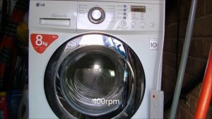 LG Direct Drive F1222TD Washing Machine : No Spin Test