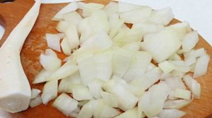 Суп со свининой и макаронами