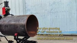 Гидравлический желобонакатчик для труб GruvMaster_RG-4X - видео отзыв работы с трубами для муфт