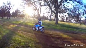 Yamaha TTR 50 (2016) - Boys First Time On Dirt Bikes | Gabe and Garrett