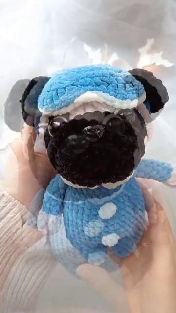 мопсов много не бывает #амигуруми #мопс #вязание #вязаныеигрушки #dog #игрушкикрючком #short #вяжу