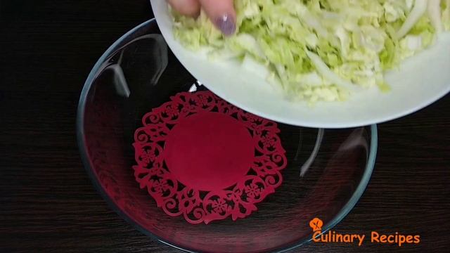 Удивительно! Новый вкус привычного салата с крабовыми палочками!