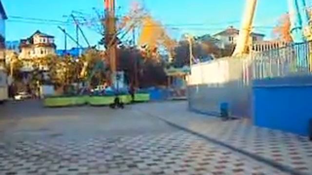 Развлечения в  Лазаревском. Парк культуры и отдыха в декабре 2012