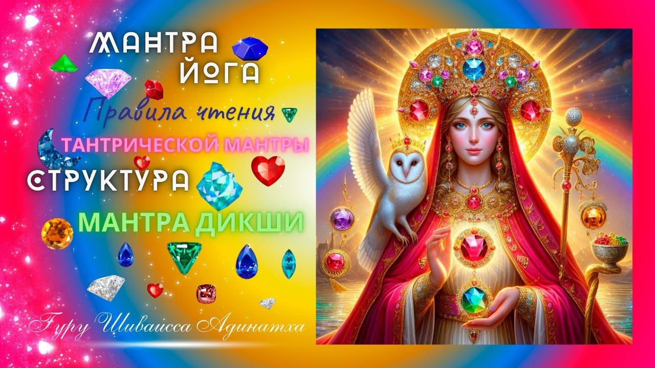 Мантра Йога Правила чтения тантрической мантры Структура мантра дикши. Гуру Шиваисса Адинатха